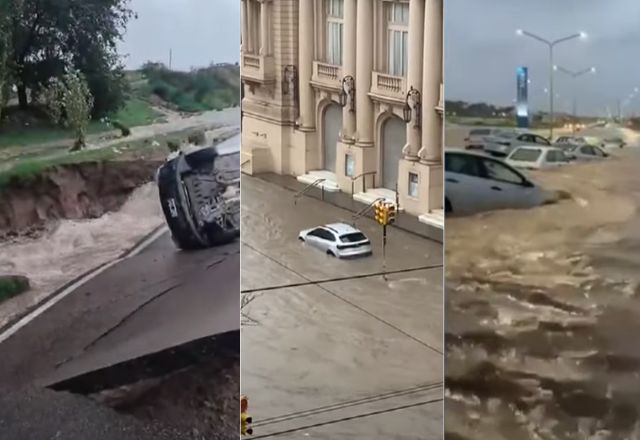 Tempestade histórica deixa ao menos seis mortos na Argentina | Foto: Reprodução