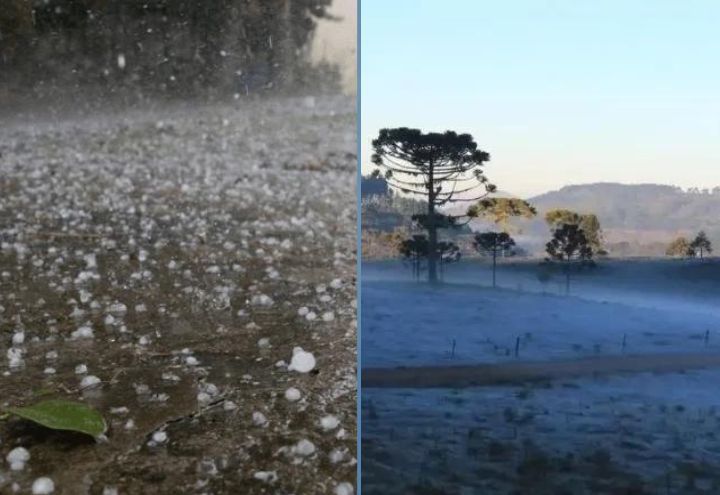 Chuva congelada no RS e neve em SC: entenda as diferenças