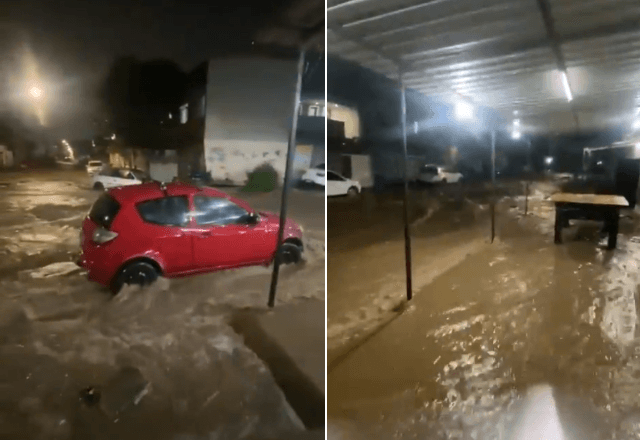 Chuva forte causa enchente no Rio de Janeiro | Reprodução/Redes sociais