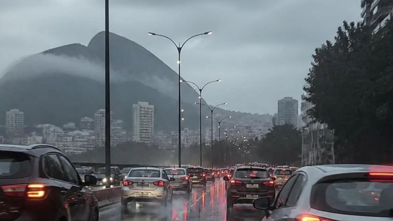 Chuva no Rio de Janeiro | Reprodução Climatempo