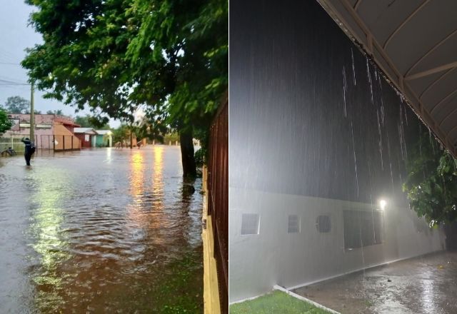 Chuva afeta Rio Grande do Sul | Reprodução/Redes sociais