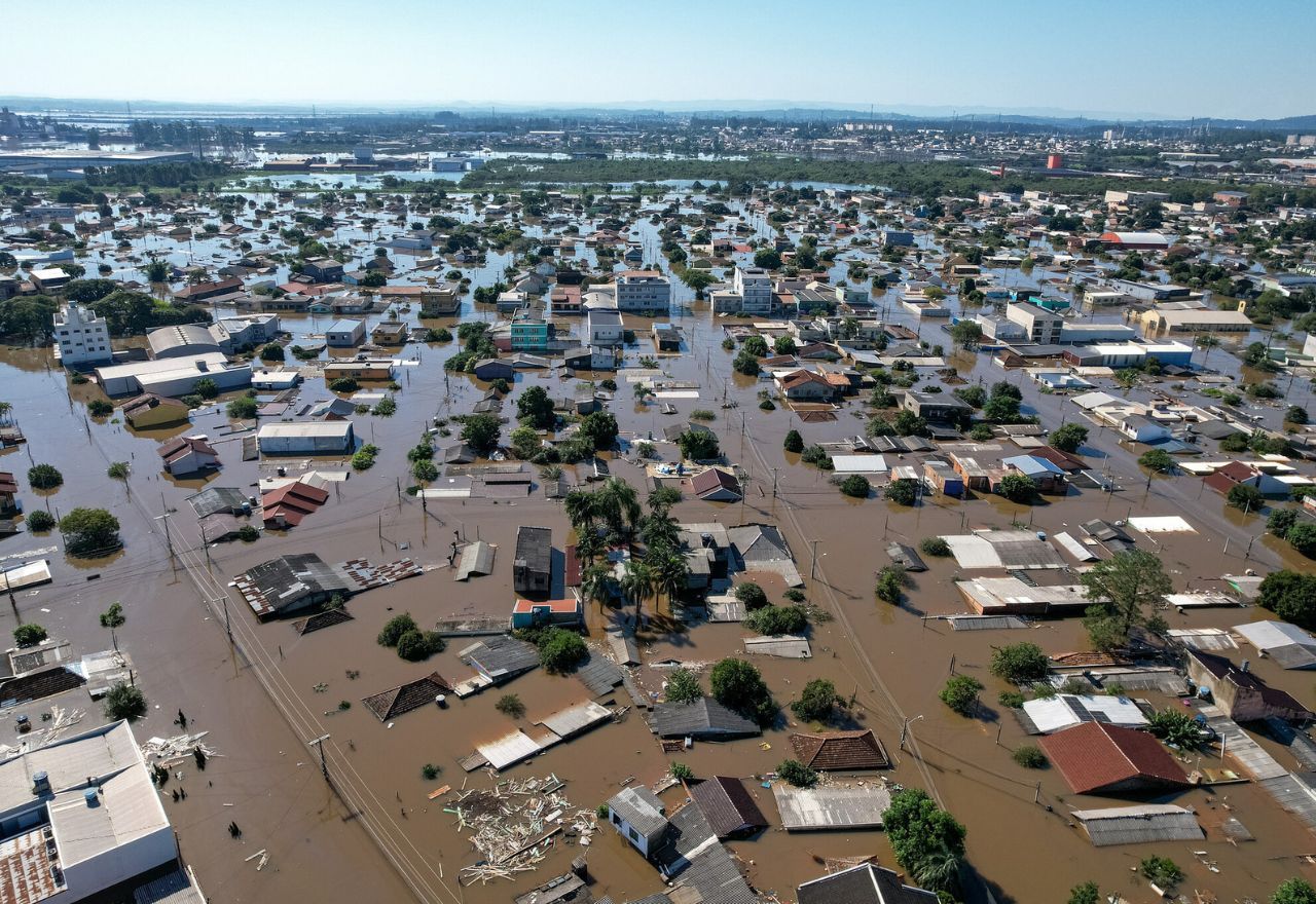Chuva afeta o Rio Grande do Sul há três semanas | Gustavo Mansur/ Palácio Piratini