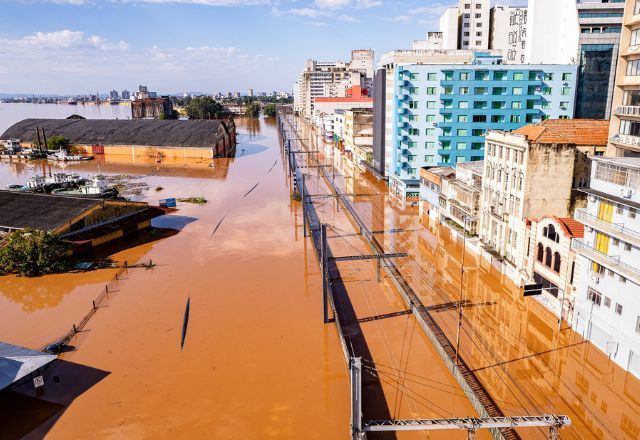 Alagamentos atingem Rio Grande do Sul após fortes chuvas | Gustavo Mansur/Palácio Piratini