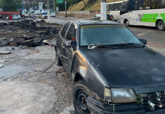 Chuva em São Paulo transforma área da zona norte em local destruído | Reprodução/Fernanda Trigueiro