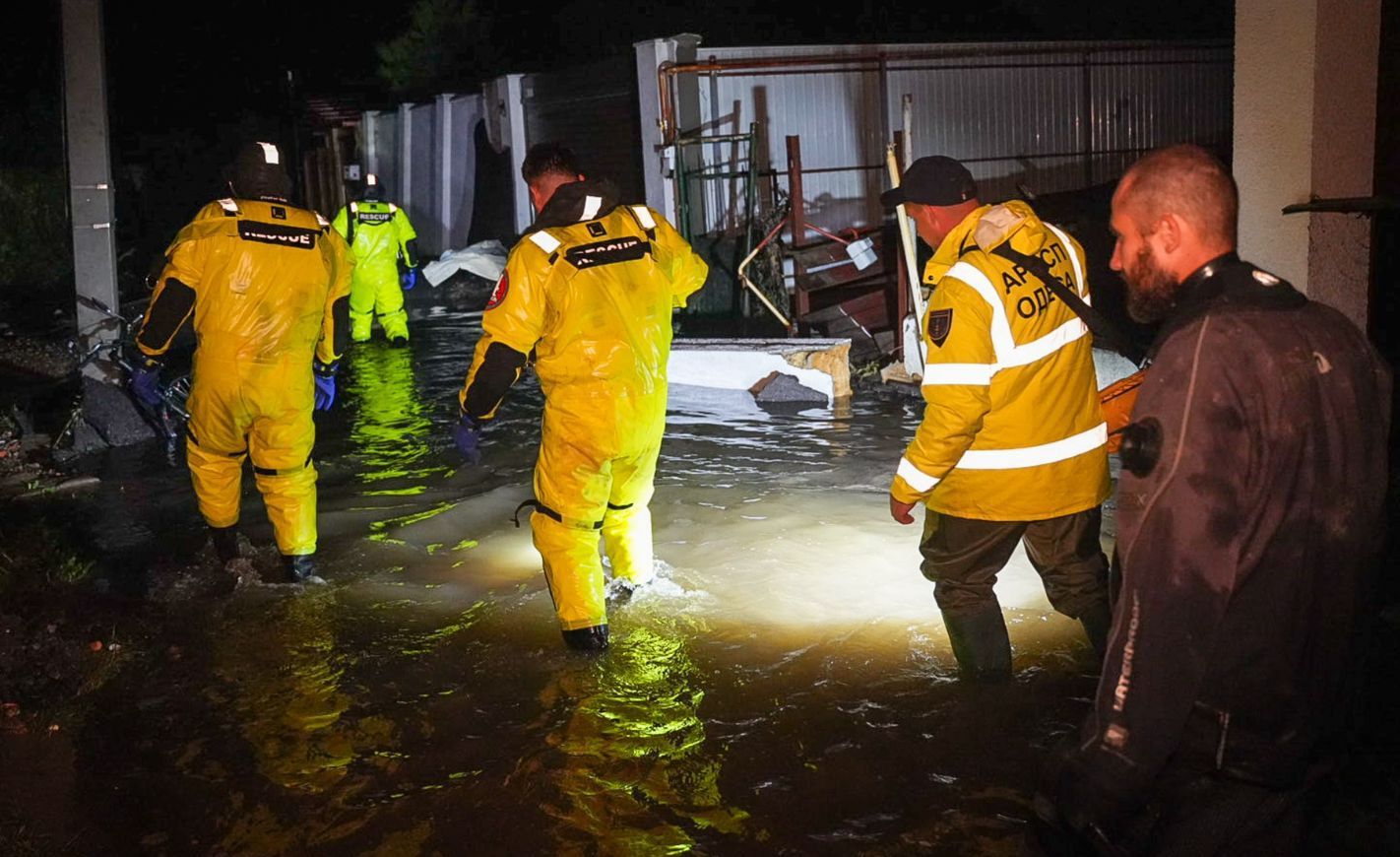 Tempestade atinge Odessa, no sul da Ucrânia | Reprodução/X/@ZelenskyyUa