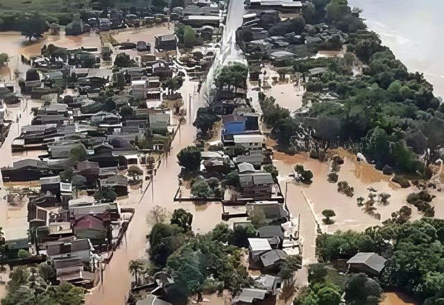 cidade alagada