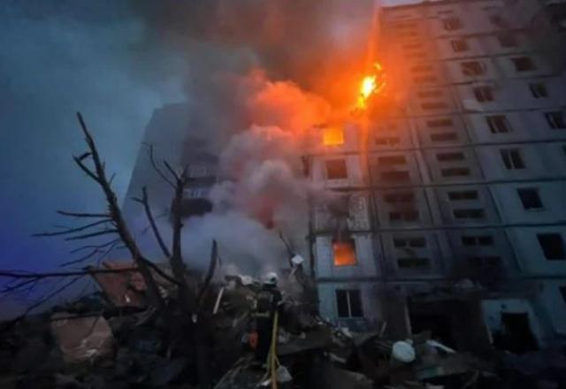 cidade ucraniana destruída