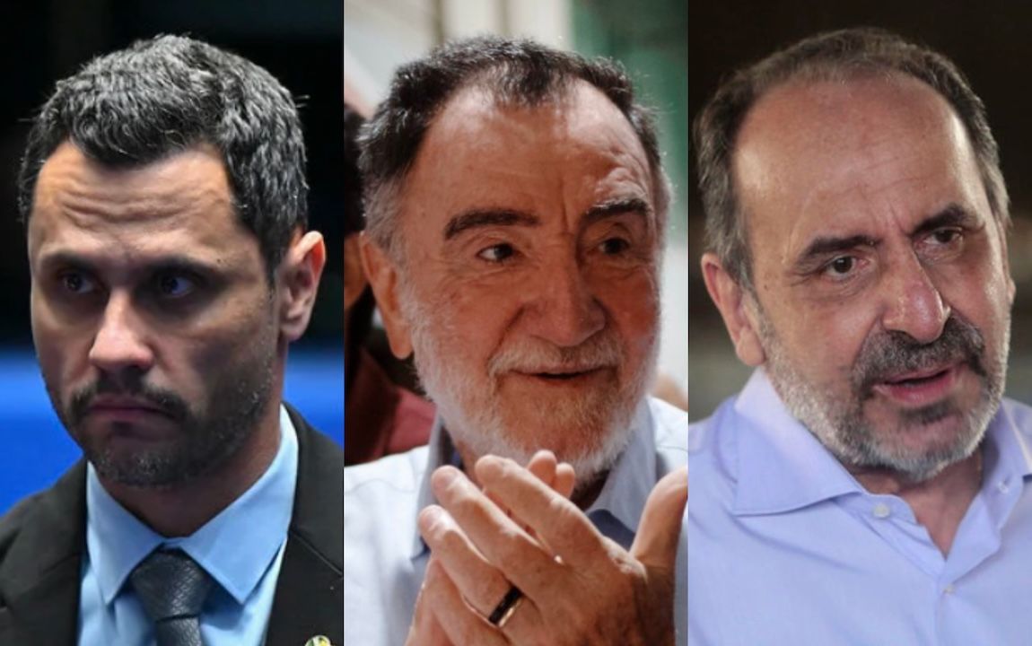 Cleitinho, Patrus Ananias e Alexandre Kalil | Reprodução