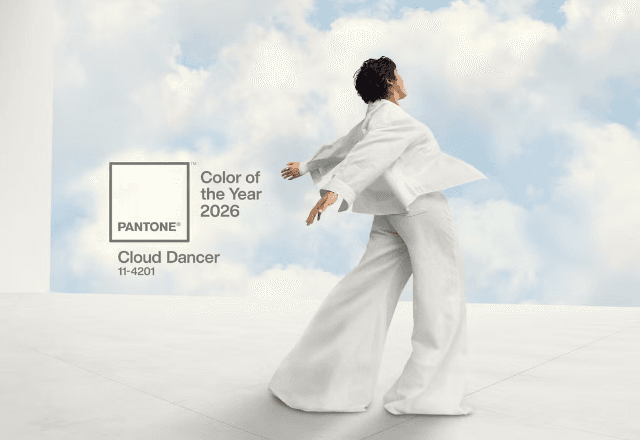 Pantone divulga a cor do ano para 2024: Cloud Dancer | Foto: Divulgação/Pantone