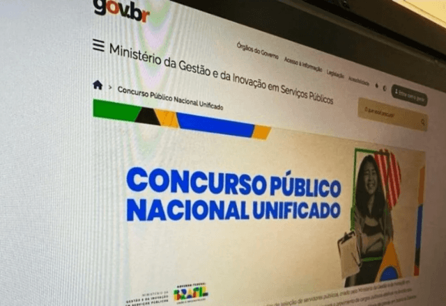 Concurso Nacional Unificado | Divulgação MGI