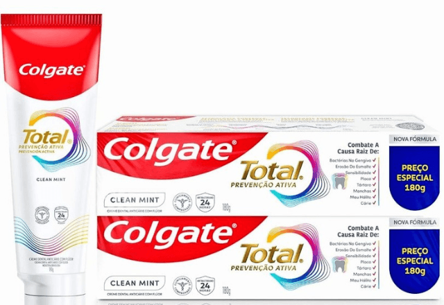 Creme dental Colgate Total Clean Mint | Divulgação