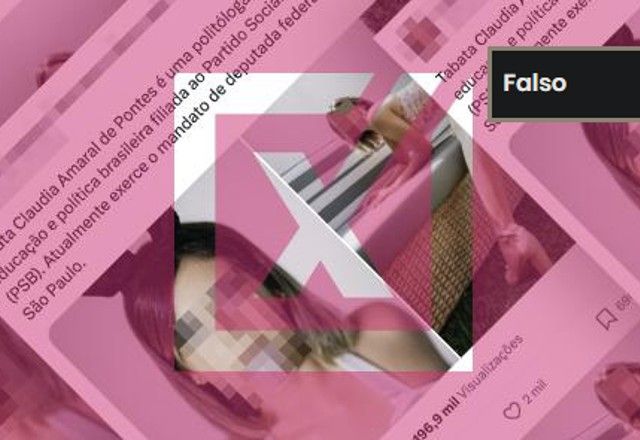 FALSO: Desinformação compara Tabata Amaral a criadora de conteúdo adulto | Projeto Comprova