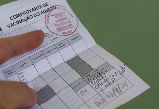 comprovante de vacinação contra a covid 19