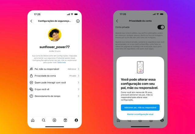 'Conta adolescente': Instagram amplia políticas de uso para menores de idade no Brasil | Foto: Reprodução/Instagram
