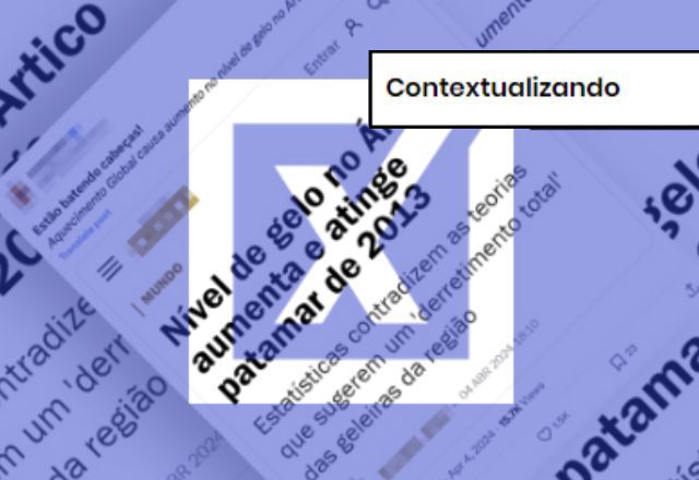 Cobertura de gelo no Ártico segue em declínio contínuo desde 1979 | Projeto Comprova