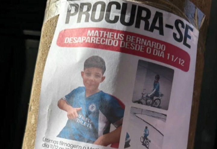 Menino Mateus: corpo é encontrado e vizinho é preso suspeito do crime 