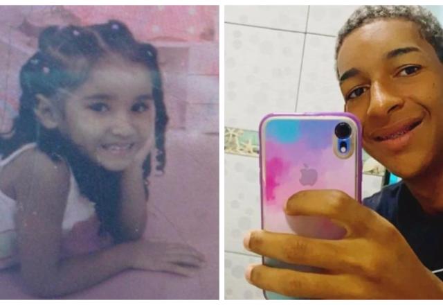 criança e adolescente mortos no rio