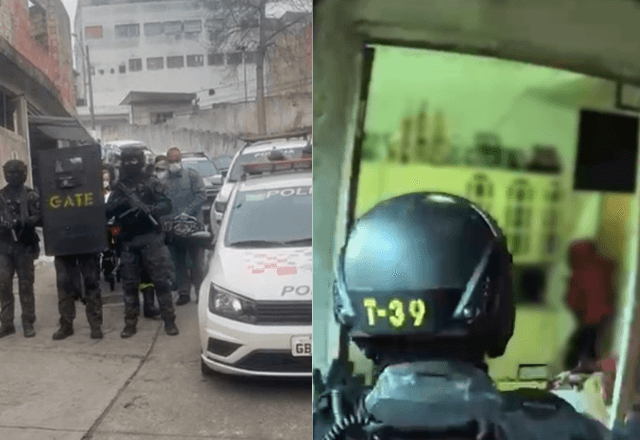 Policiais resgatando as vítimas | Reprodução/SSP-SP