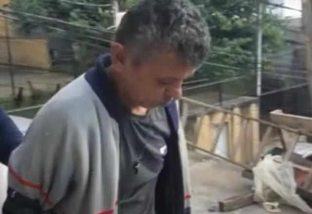 criminoso sendo preso