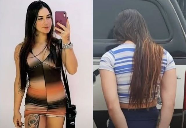 Lúcia Gabriela, conhecida como dama do tráfico | Reprodução