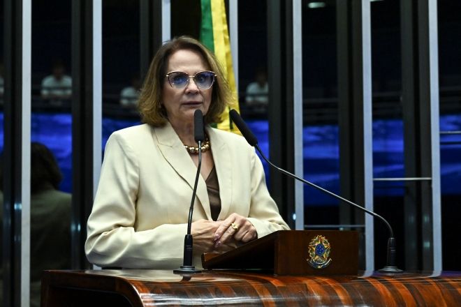 A senadora Damares Alves | Jefferson Rudy/Agência Senado