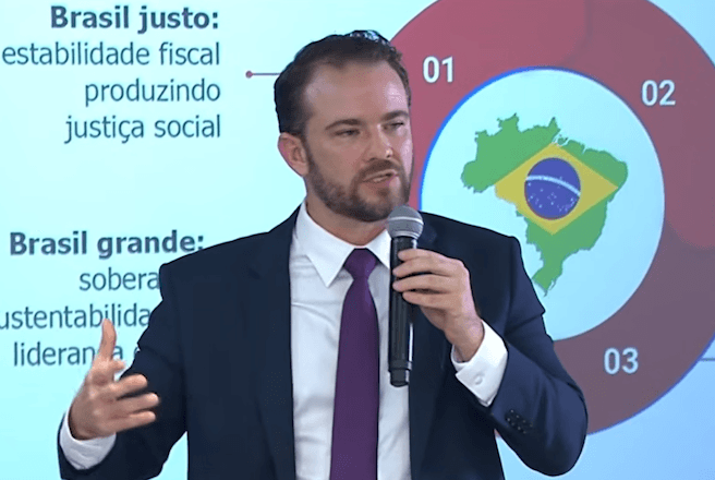 O ministro da Fazenda, Dario Durigan | Reprodução/YouTube