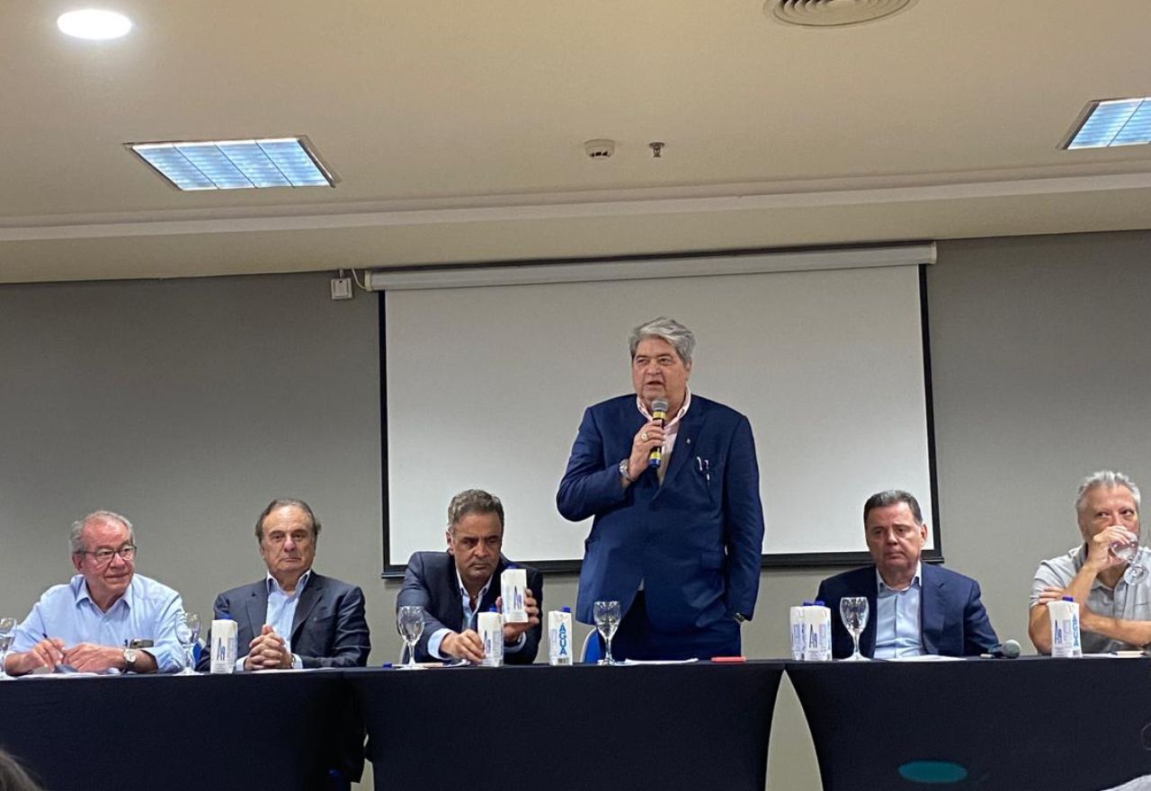 Datena durante lançamento de pré-candidatura à Prefeitura de São Paulo | Emanuelle Menezes/SBT