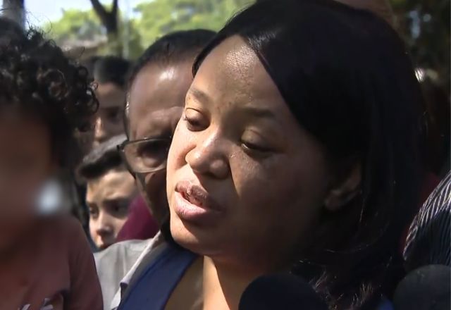 Simone Dionisia Fernandes, esposa do motorista de aplicativo que morreu com tiros para delator do PCC | Reprodução/SBT