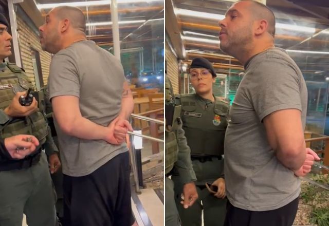 Delegado foi detido por desacato | Reprodução
