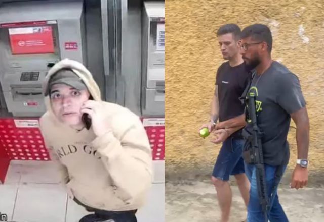 Polícia do RJ prende um dos ladrões de banco mais procurados do Brasil | Foto: Reprodução