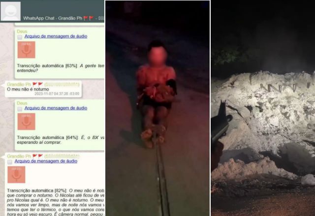 Denúncia do MPRJ que levou à megaoperação nos complexos do Alemão e da Penha revela mensagens, vídeos de torturas e treinamentos de "soldados do tráfico" | Reprodução