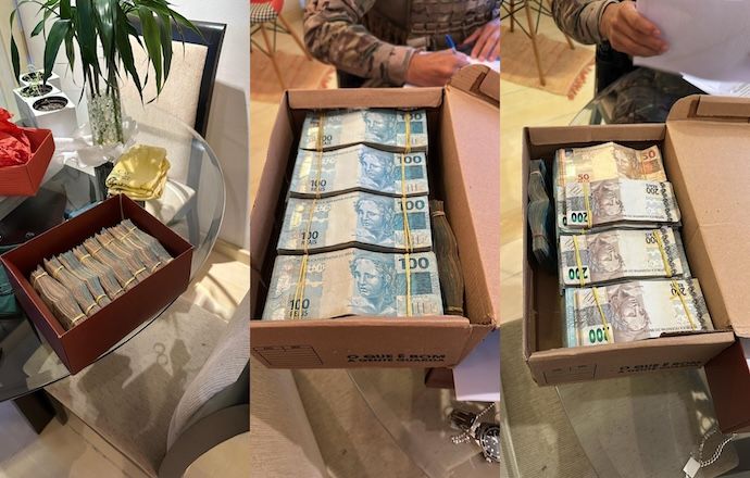 PF apreende R$ 500 mil na casa de policial civil investigado no caso Refit