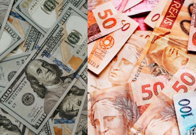 Dólar dispara em resposta a pacote fiscal | Foto: Montagem