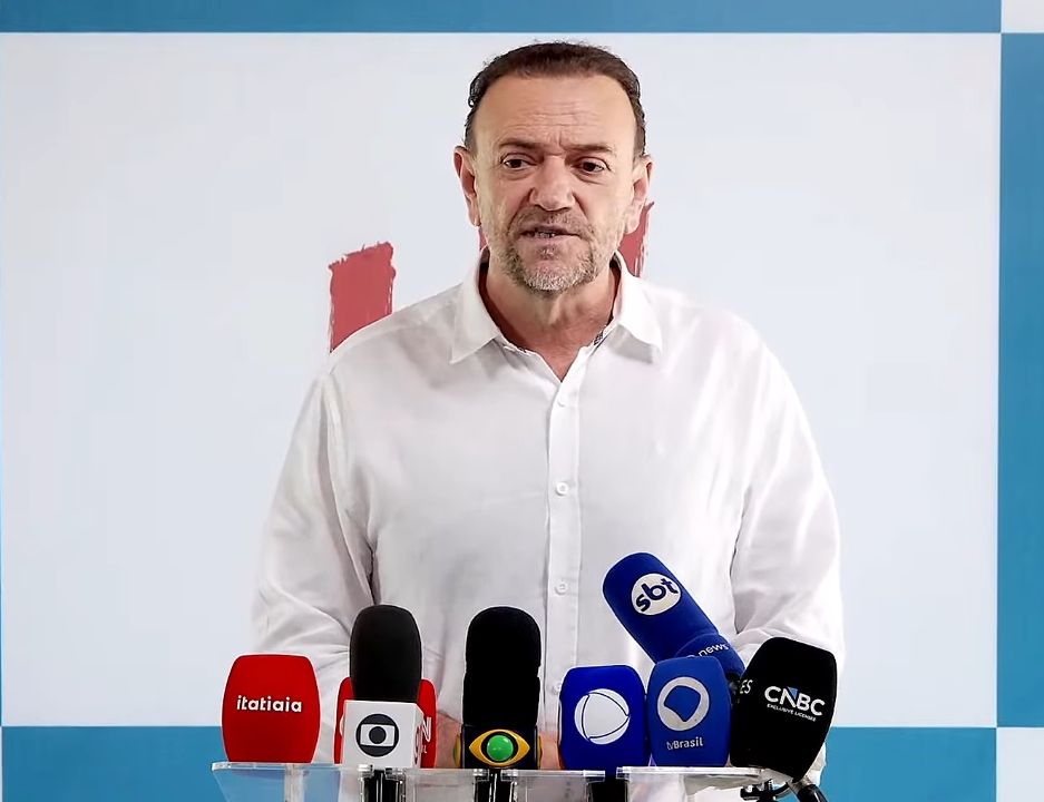 O presidente nacional do PT, Edinho Silva | Reprodução/YouTube @LulaOficial