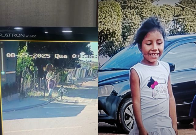 Suspeito aparece em imagens de câmeras de segurança ao lado de Emanuelly Victoria | Reprodução