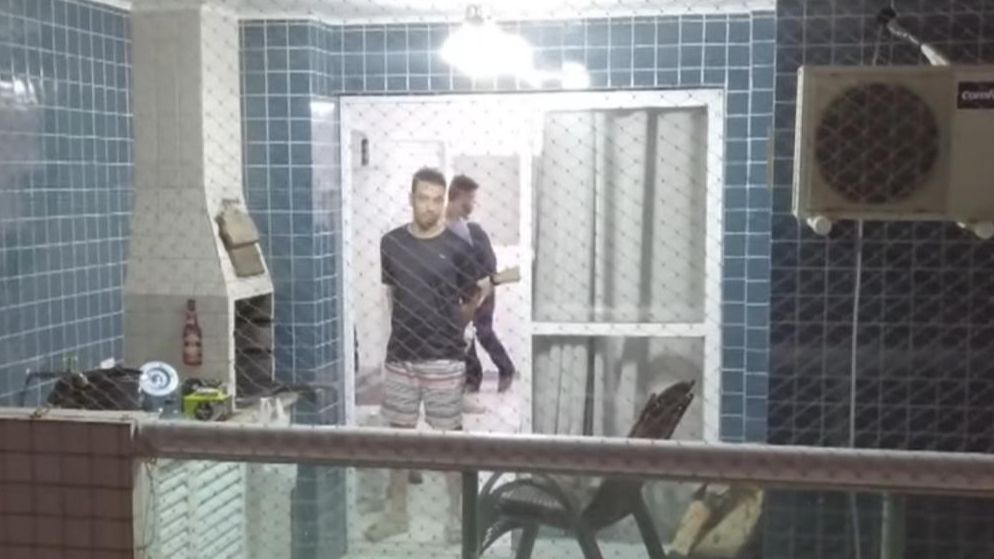 Polícia usou drones para registrar se suspeito estava em apartamento | Reprodução