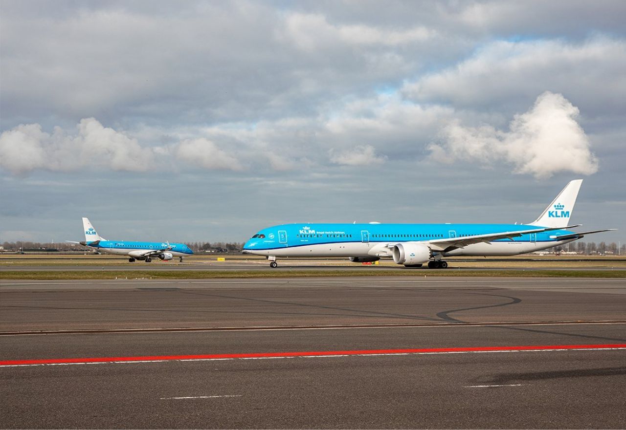 Acidente aconteceu com um avião da empresa KLM | Divulgação/Aeroporto de Schiphol