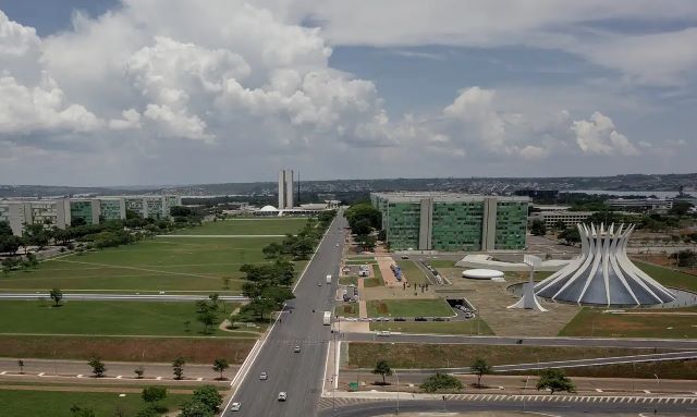 A Esplanada dos Ministérios, em Brasília (Rafa Neddermeyer/Ag. Brasil)