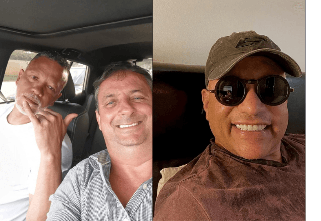 Os investigadores Valdenir Paulo de Almeida, Valmir Pinheiro e o operador financeiro  Rivaldo Alves do Rosário | Reprodução