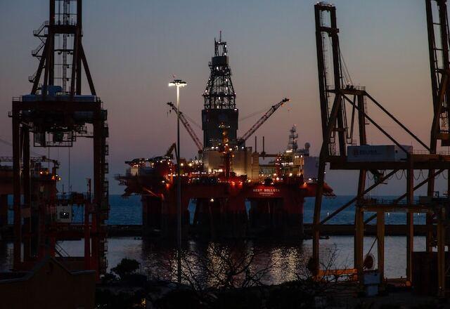extração de petróleo