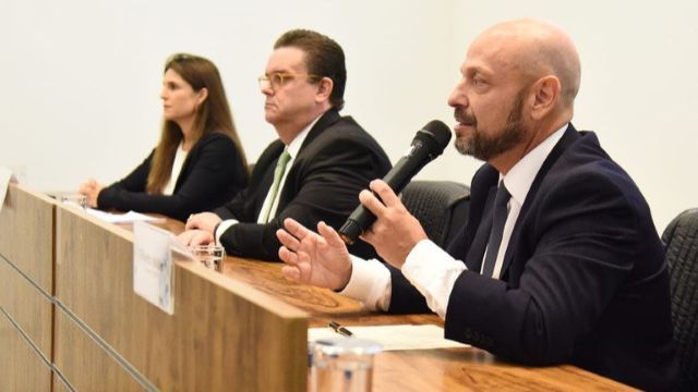 Ministro da Previdência Social, Wolney Queiroz, e presidente do INSS, Gilberto Waller Júnior | Foto: Reprodução/Ascom INSS