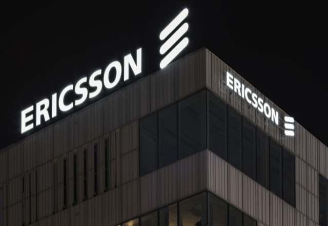 fachada da sede da ericsson na suécia