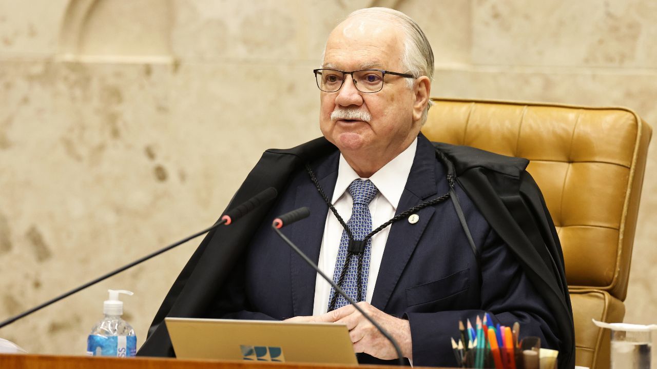 Edson Fachin em sessão do STF nesta terça (15) | Alejandro Zambrana/STF