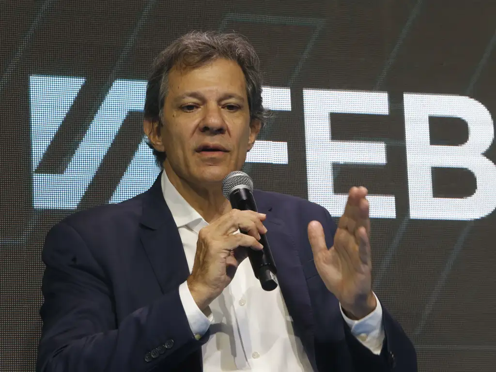 Almoço anual da FEBRABAN com a presença do MInistro da Fazenda Fernando Haddad . Foto: Paulo Pinto/Agência Brasil
