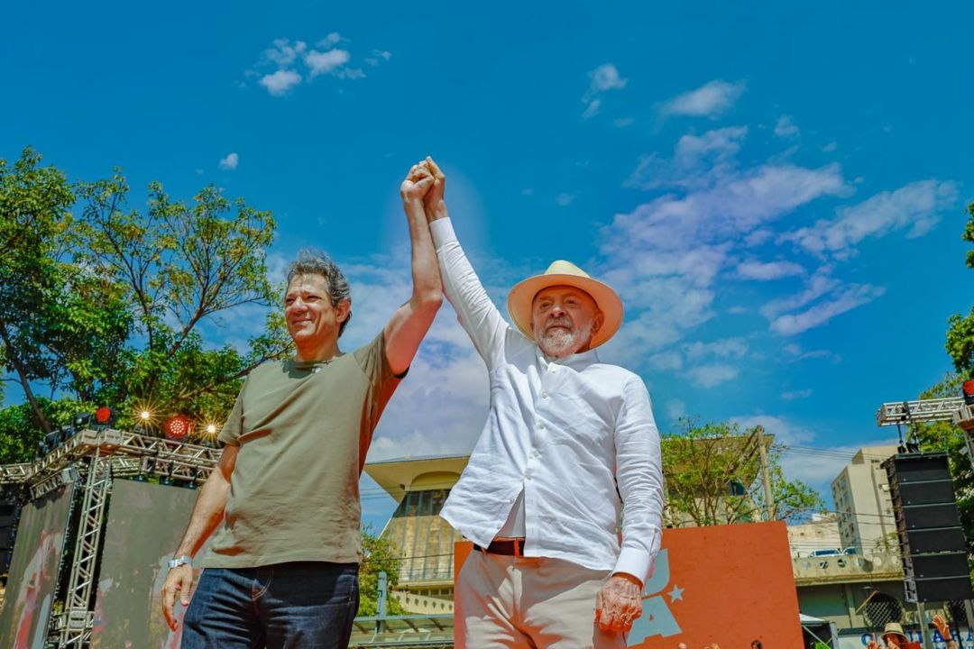 Fernando Haddad e Lula durante campanha em São José do Rio Preto (SP) | Divulgação/Ricardo Stuckert