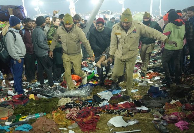 Festival religioso na Índia Maha Kumbh Mela | Reprodução/Redes sociais