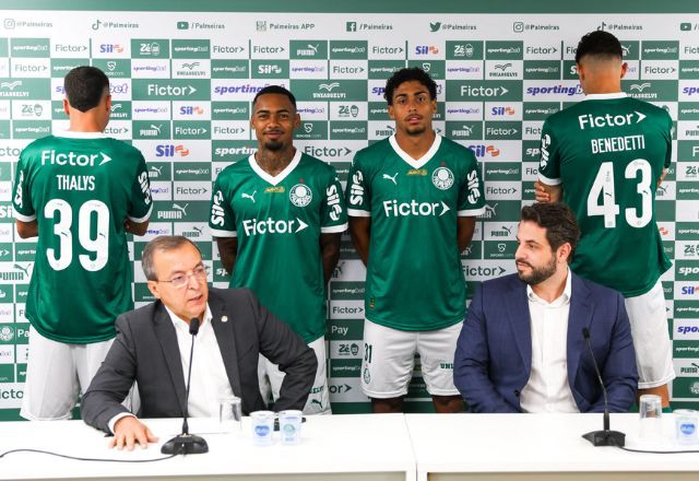 Palmeiras rescinde contrato de patrocínio com a Fictor após pedido de recuperação judicial |  Fabio Menotti/Palmeiras