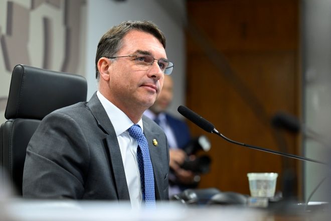 O senador Flávio Bolsonaro | Andressa Anholete/Agência Senado