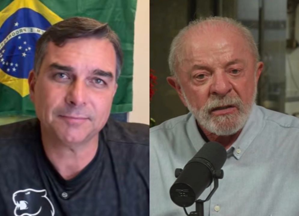 Flávio cancela live enquanto Lula aposta em transmissão