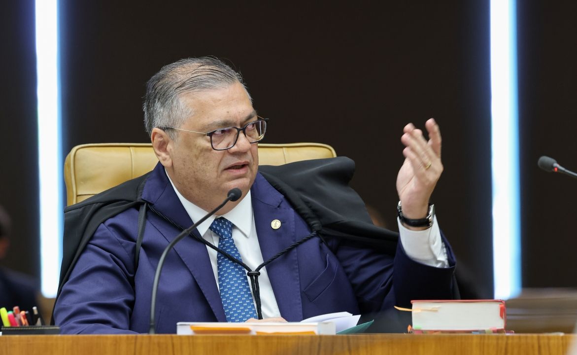 O ministro Flávio Dino durante sessão plenária do STF em 15 de setembro de 2026 | Rosinei Coutinho/STF